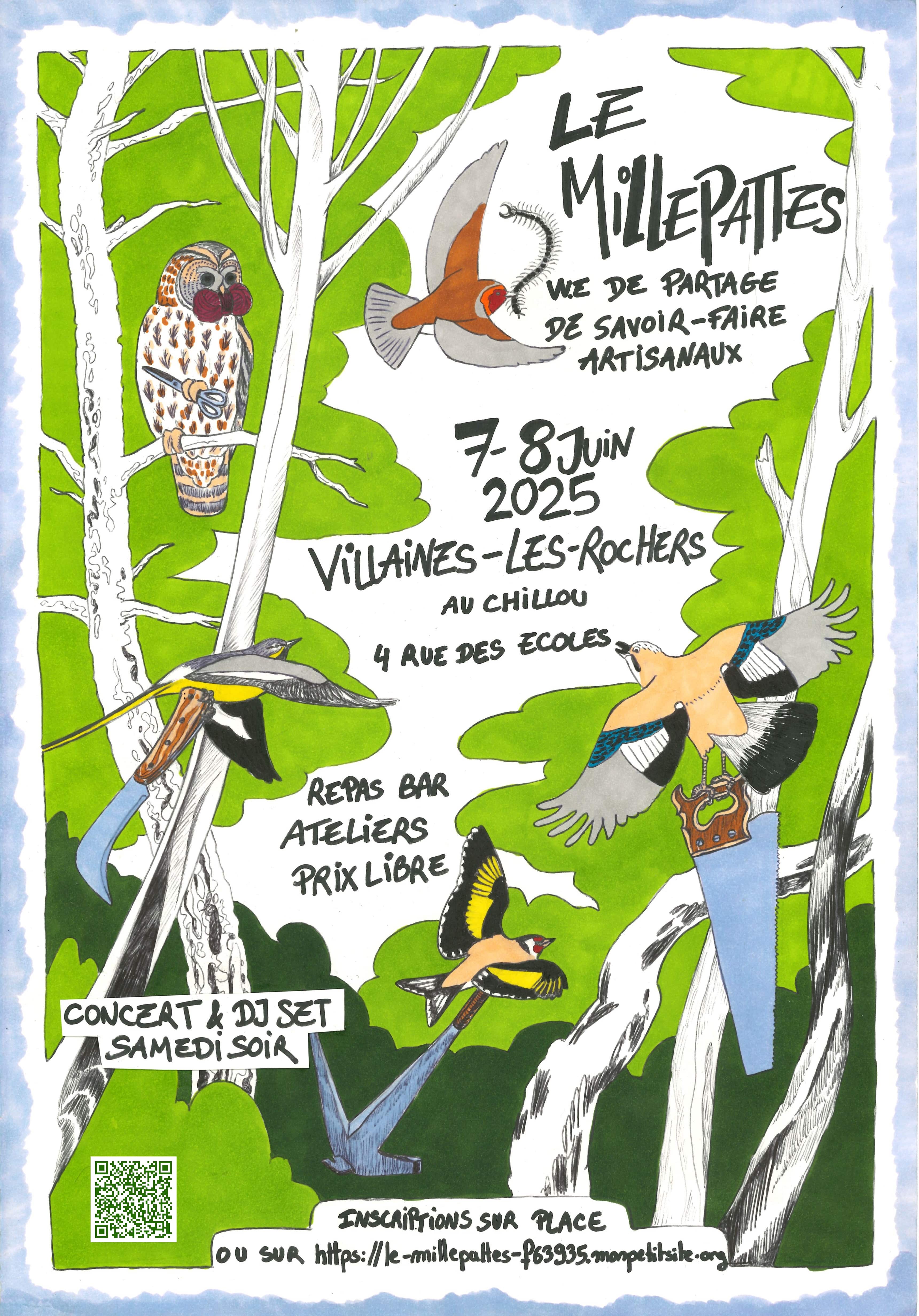 Affiche Millepattes 2025