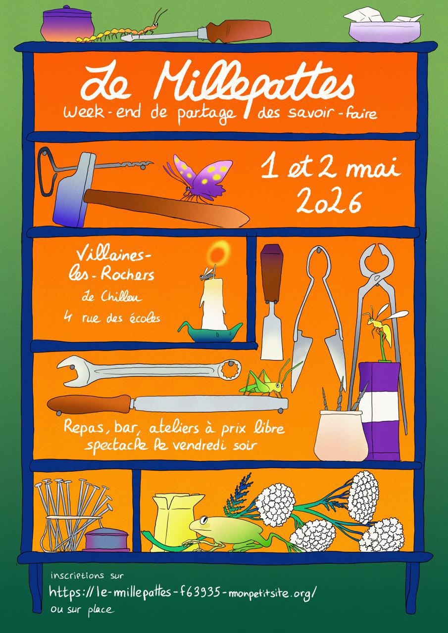 Affiche Millepattes 2026